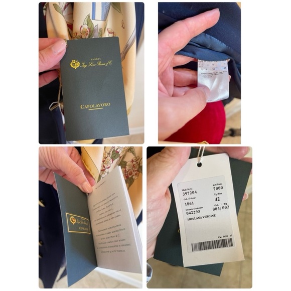 Incredible Loro Piana wool coat. 100% italian wool. NWT - Picture 13 of 13